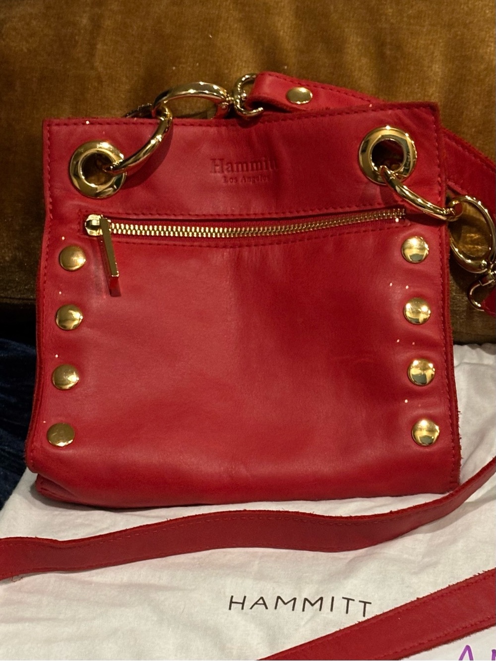 Hammitt small Tony Shoulder Bag— buttery soft leather, so pretty❤️